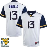 Men's West Virginia Mountaineers NCAA #13 Rasul Douglas White Authentic Nike Stitched College Football Jersey UP15I68SF